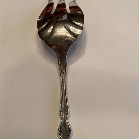Angelique by International Sterling Silver Serving Meat Fork - Picture 3 of 3